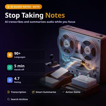AudioNotes AI — Transcribe & Summarize to Notion