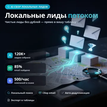 AutoHunter AI — скрапер лидов с Google Maps