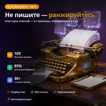 BlogCluster AI — SEO-блог из кластеров ключевых слов