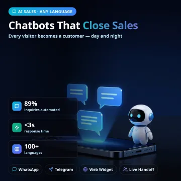 AI Chatbots for 24/7 Customer Support in 100+ Languages