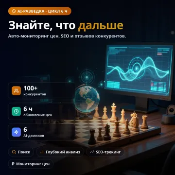 CompetitorIQ — AI-разведка конкурентов