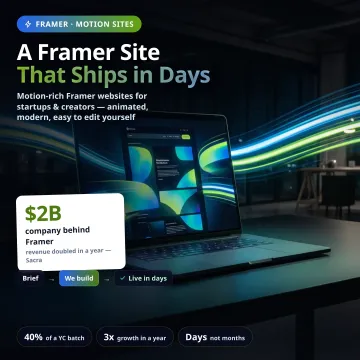 Custom Framer Website Development