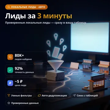 MapLeads Pro — поиск лидов локального бизнеса