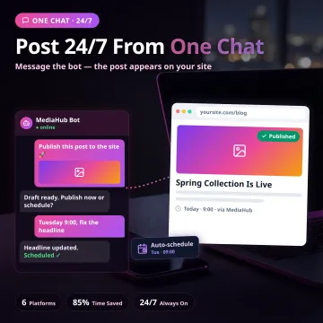 MediaHub AI — Social Media Automation in Telegram