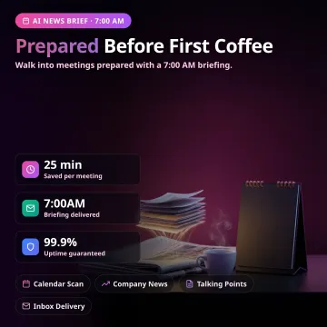 NewsPrep AI — Pre-Meeting News Digest