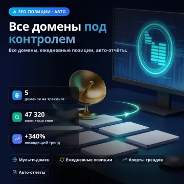 RankRadar Pro — мультидоменный трекер SEO-позиций