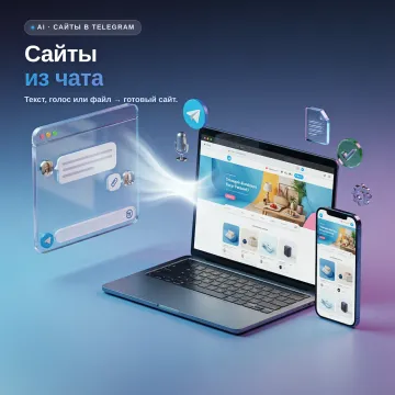 SiteBot AI — конструктор сайтов в Telegram