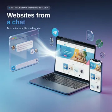 SiteBot AI — Telegram Website Builder