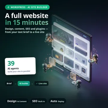 SiteGenius AI — WordPress Website Builder
