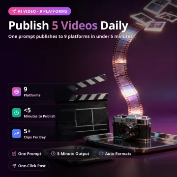 Video Publisher — Distribute AI Video to 9 Platforms