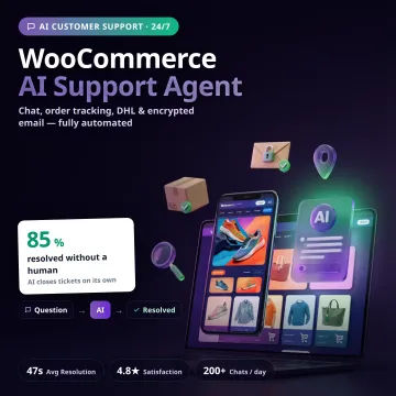 WooCommerce Support AI — 24/7 Customer Care