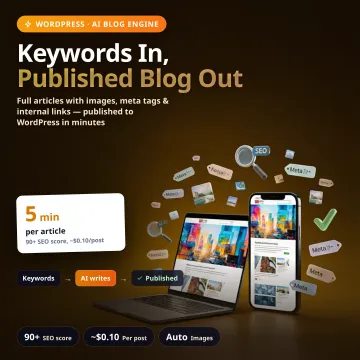 WordPress Blog from Keywords