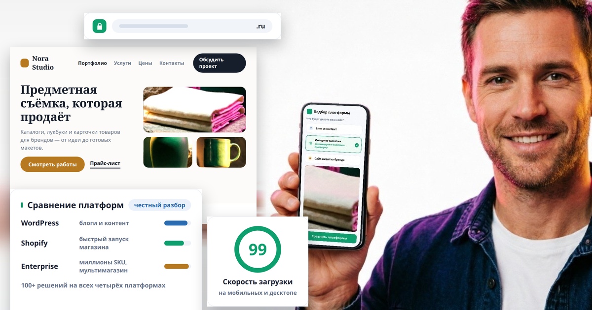 Сайты: выбор платформы