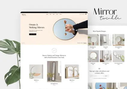 Демо-шаблон Mirror для магазина товаров для дома