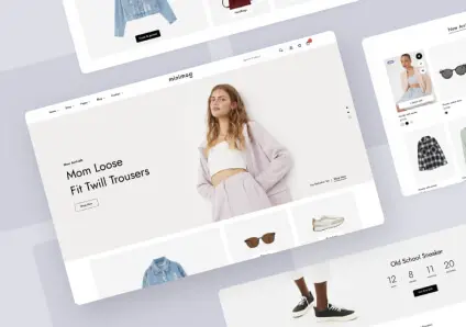 Демо-шаблон Fashion v4 для магазина одежды