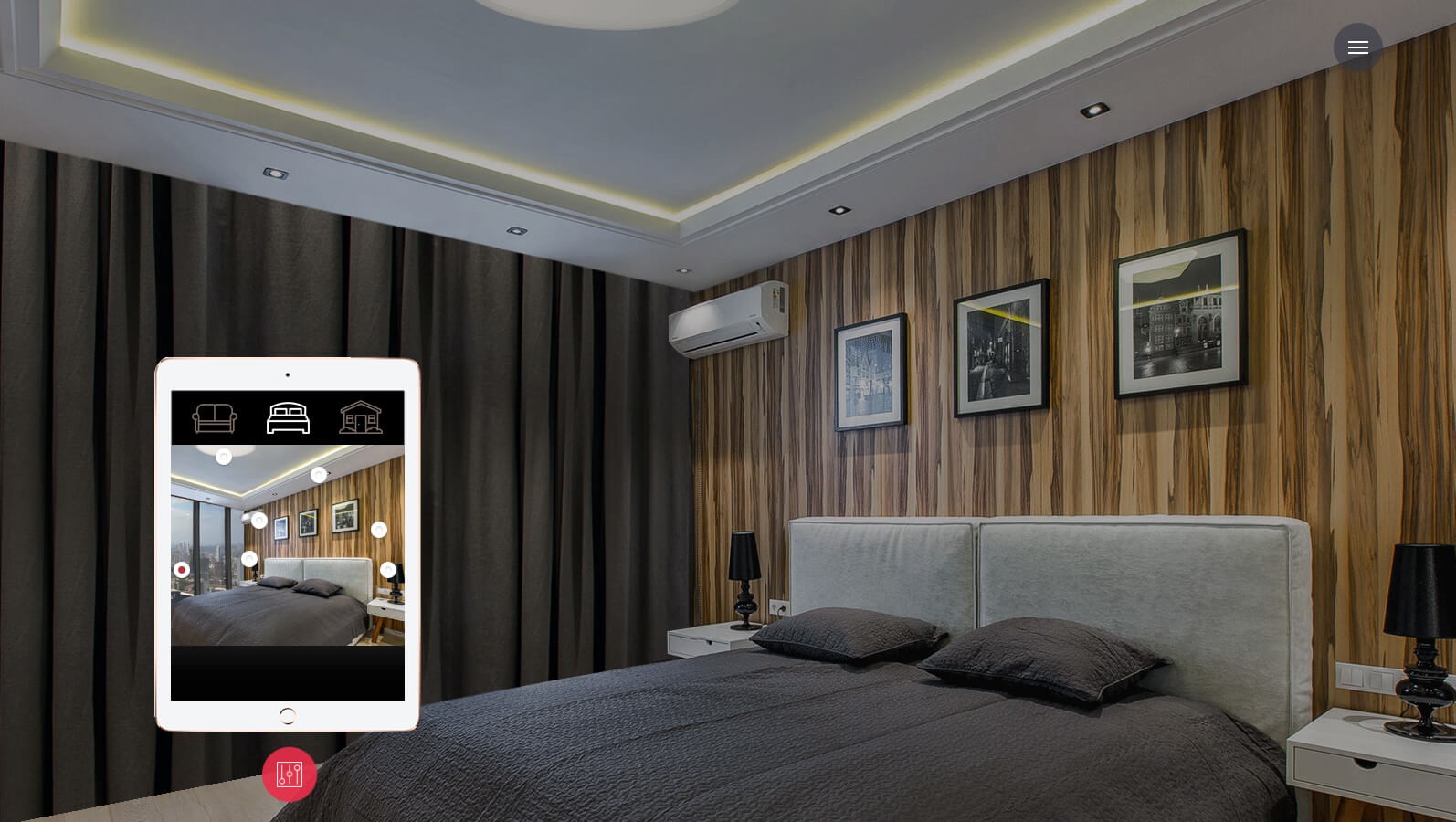 Smart home control interface