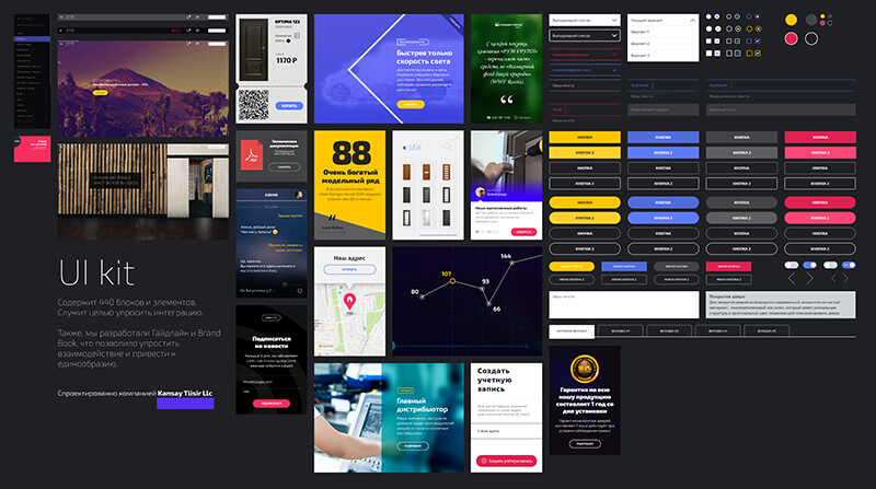 Biodoor UI kit — 440 blocks