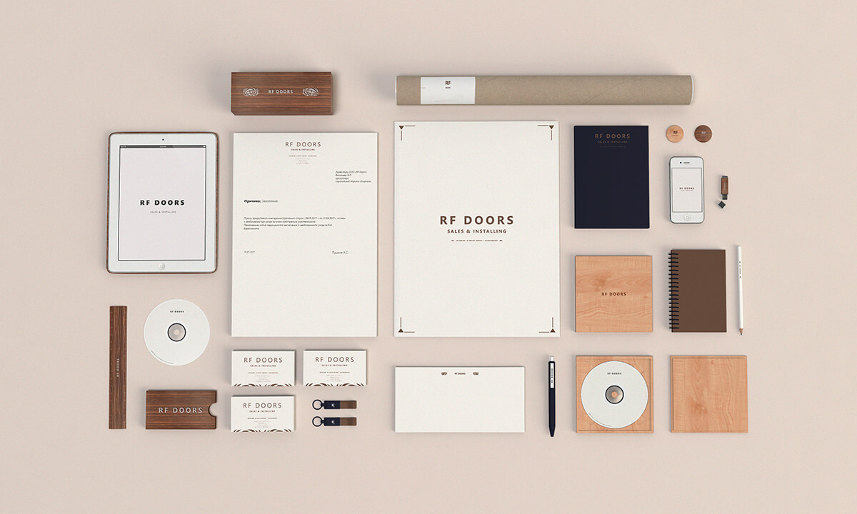 RF Doors — corporate identity