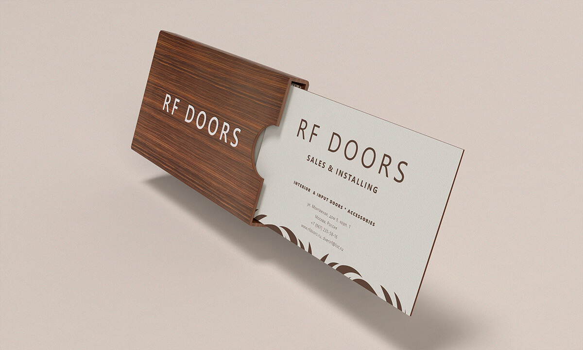 RF Doors — logo and corporate identity